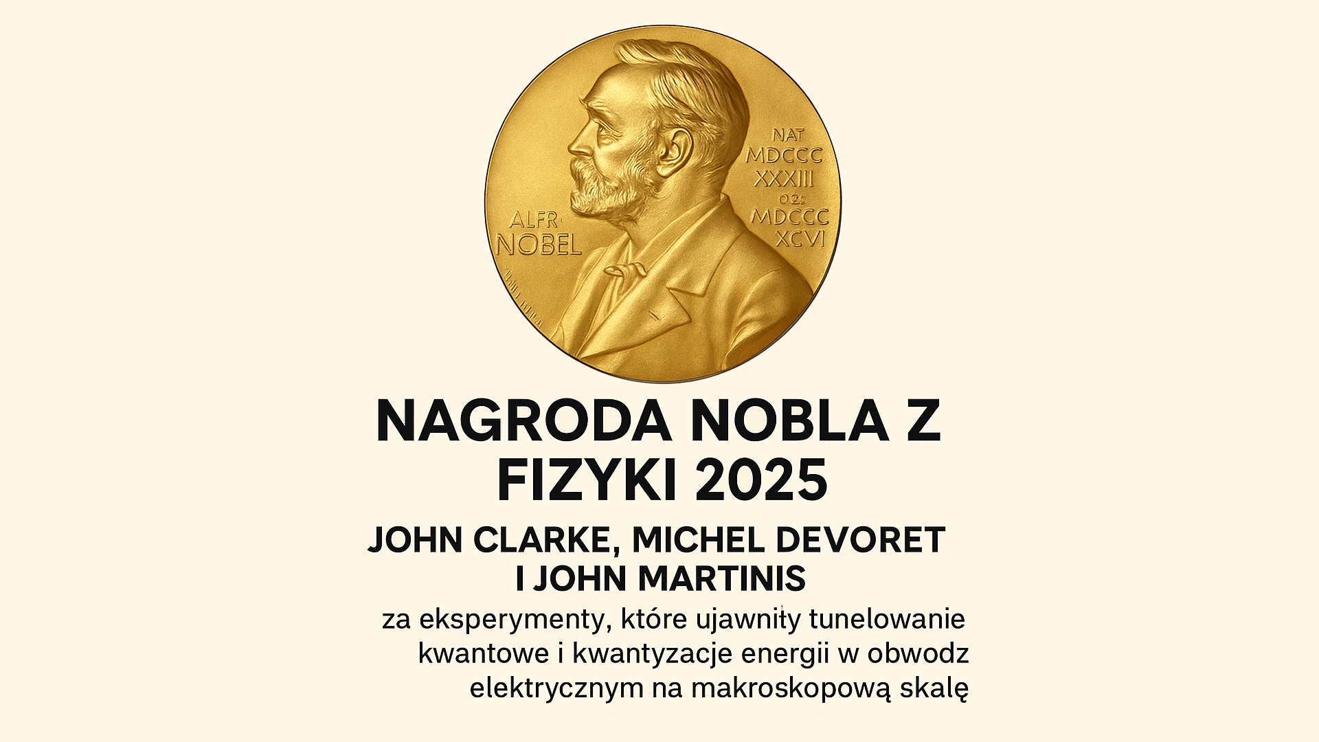 Nagroda Nobla z Fizyki 2025